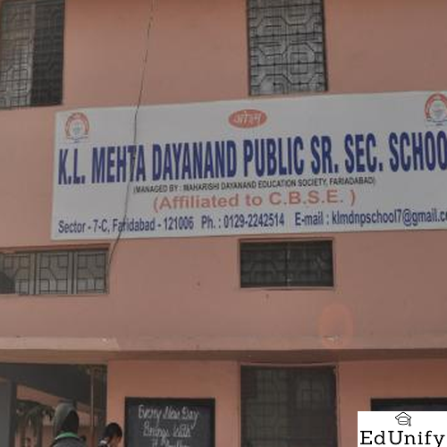 K.L. Mehta Dayanand Senior Secondary School Sector 7, Faridabad - Uniform Application